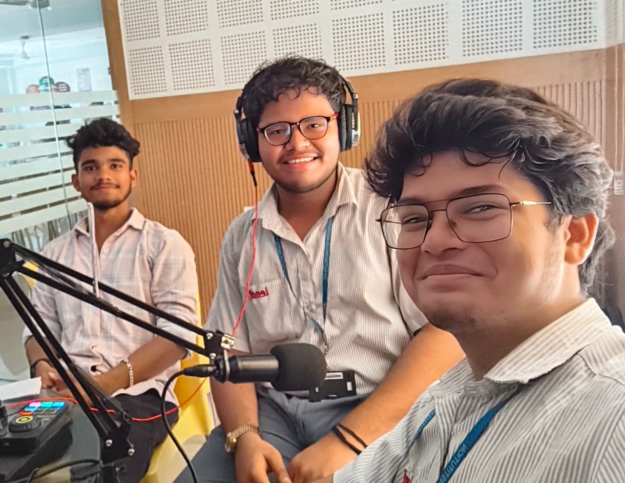 Sreeraj Dabbiru Rendering his voice for The Lendi Radio Club